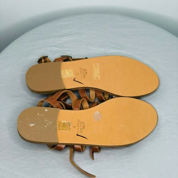 J.Crew Women's $148 Leather Gladiator Sandals - Picture 5 of 5